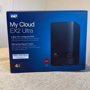 Western Digital 4TB My Cloud EX2 Ultra Network Attached Storage - NAS